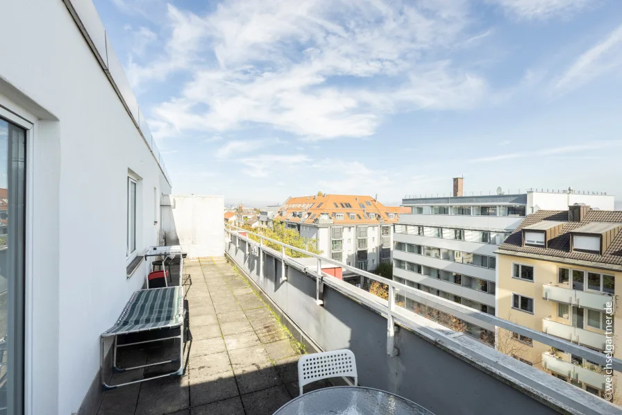 Dachterrasse Blick nach Norden