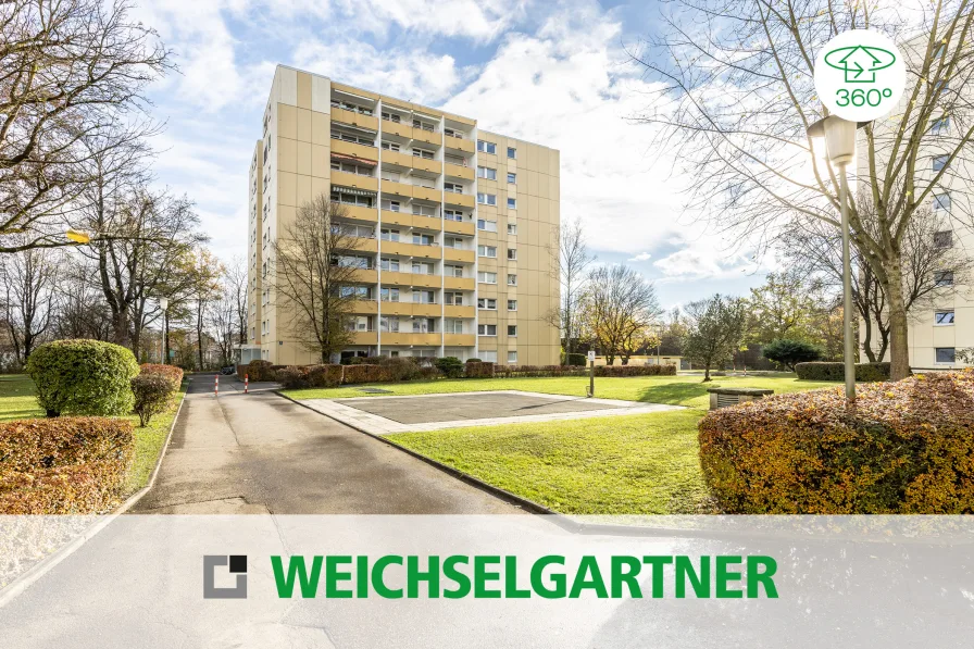 Im Alleinauftrag - Wohnung kaufen in Markt Schwaben - Bezugsfreies Appartement mit Ost-Balkon und Blick ins Grüne