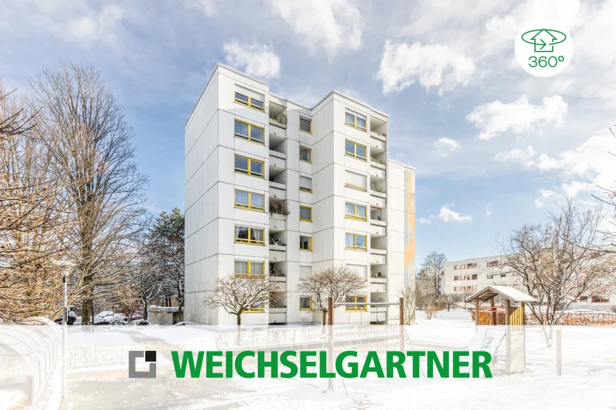 Im Alleinauftrag - Wohnung kaufen in München - Ideal geschnittene und bezugsfreie Eigentumswohnung mit überdachter West-Loggia