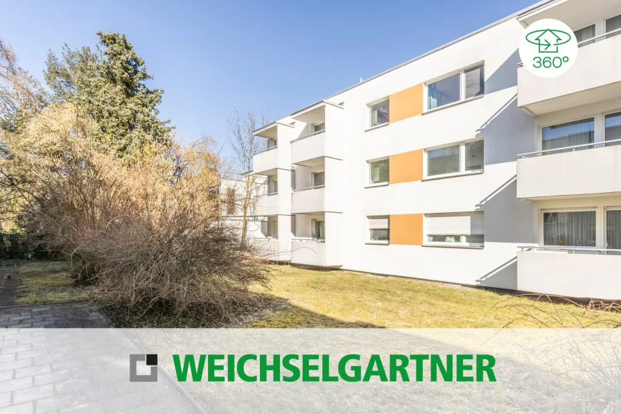 Im Alleinauftrag - Wohnung kaufen in München - Ideal geschnittene und bezugsfreie Eigentumswohnung mit Südbalkon und absperrbaren Einzelstellplatz