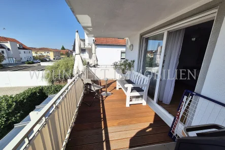 Balkon - Wohnung kaufen in Hallbergmoos - Traumhafte 2-Zimmer-Wohnung mit Süd-Balkon