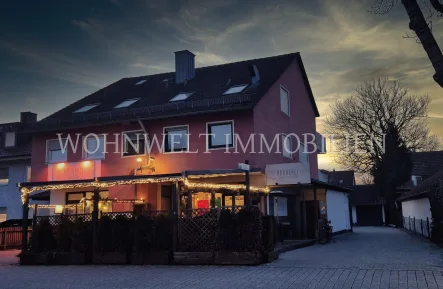 Außenaufnahme - Gastgewerbe/Hotel kaufen in Hallbergmoos - Einzigartige und zentral gelegene Gastronomieeinheit in Hallbergmoos, sehr gut vermietet!