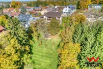 Ansicht von Süden mit Bestandshaus