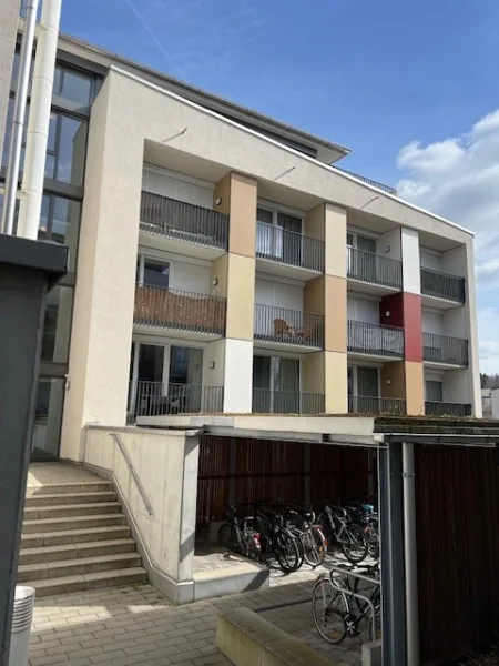 Ansicht - Wohnung mieten in Passau - TOP-Studentenappartement in Komfortgröße mit Balkon - modern und hell