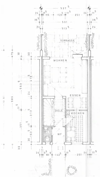 Grundrissplan Erdgeschoss