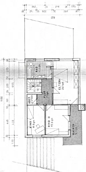 Grundriss Obergeschoss