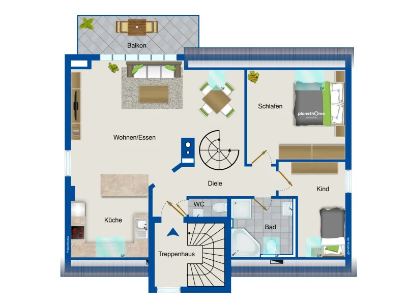 Grundriss Dachgeschoss