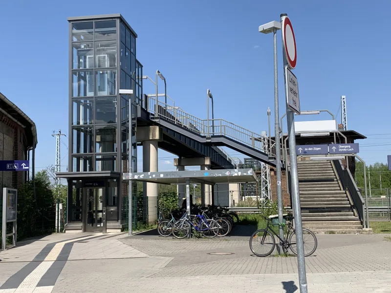 Fahrradabstellplatz am Bahnhof