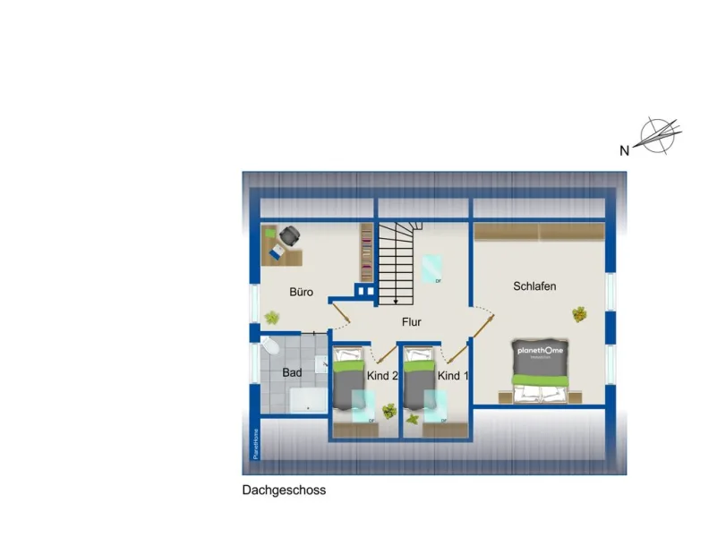 Grundriss Dachgeschoss