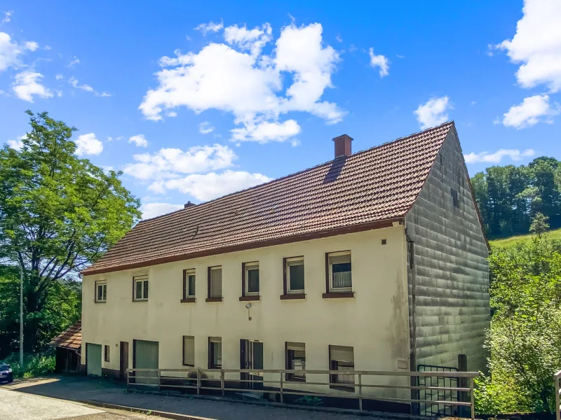 Ansicht Haus  - Haus kaufen in Petersberg - Großzügiges Wohnhaus mit großem Grundstück und viel Platz in Pirmasens-Petersberg