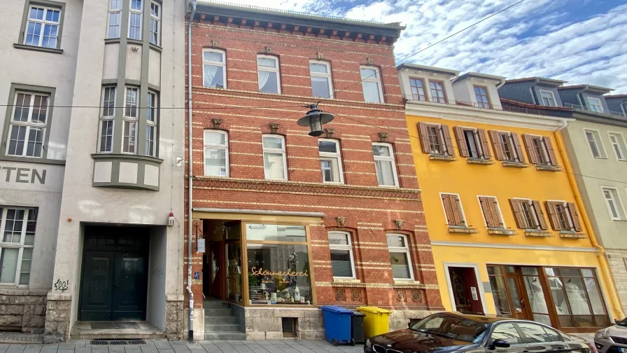 Hausansicht - Haus kaufen in Jena - Im Herzen von Jena - gepflegtes Wohn- und Geschäftshaus 