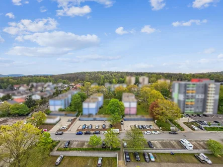 Ausblick auf den Betzenberg - Wohnung kaufen in Kaiserslautern - Über den Dächern der Stadt - Vermietete 2-Zi.-Wohnung auf dem Betze als Kapitalanlage zu verkaufen