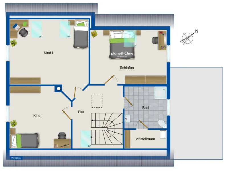 Grundriss Dachgeschoss