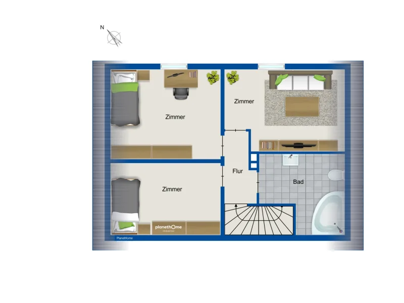 Grundriss Dachgeschoss