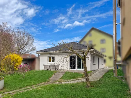 Ansicht SÜD - Haus kaufen in Herbrechtingen - Einzigartige Lage: Energieeffizientes Bungalow in Herbrechtingen