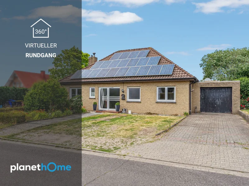 Außen 1 - Haus kaufen in Haren - Schöner Bungalow mit PV-Anlage, großem Garten und Garage in guter Lage von Haren!