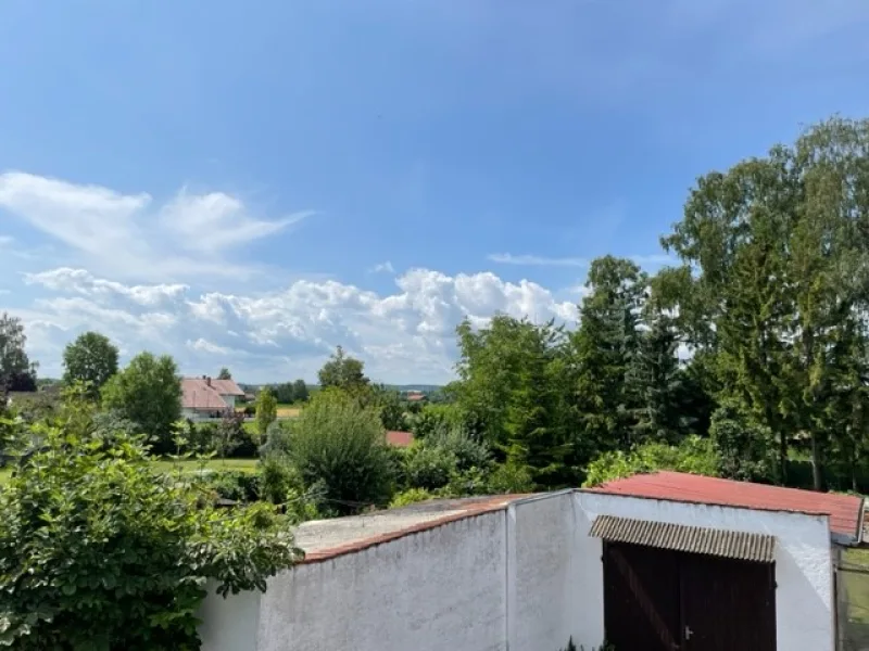 Blick vom Balkon