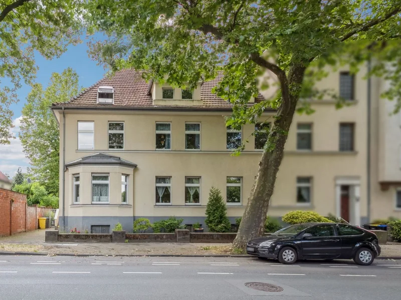 Frontansicht - Wohnung kaufen in Gelsenkirchen - Tolle 3,5-Zimmer-Eigentumswohnung mit Altbaucharakter in Gelsenkirchen Bulmke-Hüllen
