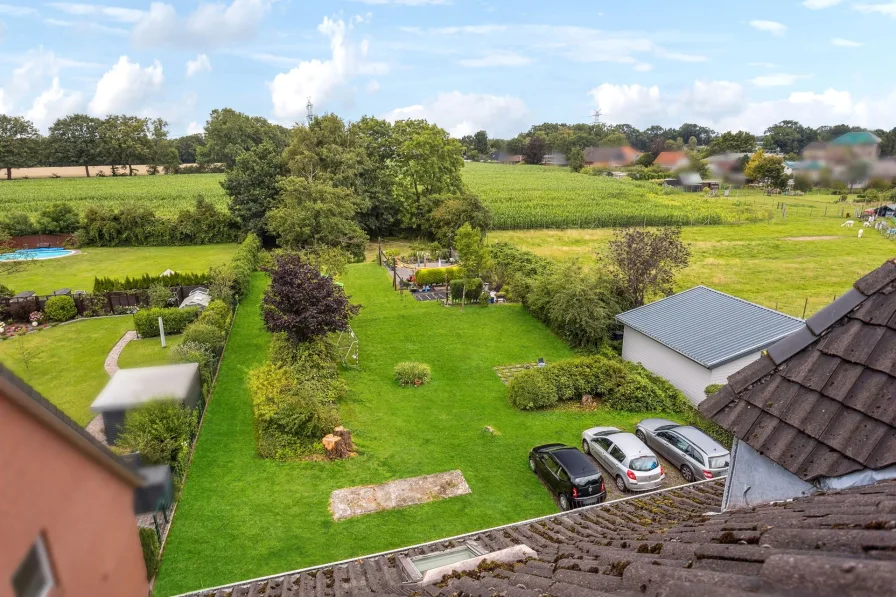 Ausblick auf den Garten