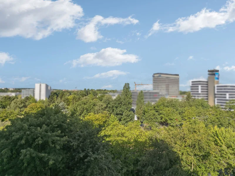 Ausblick vom Balkon