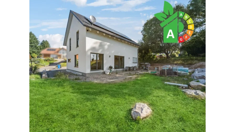 Hausansicht - Haus kaufen in Herrischried - Modernes, neuwertiges Einfamilienhaus in ruhiger Lage von Herrischried