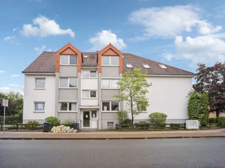 Hausansicht - Wohnung kaufen in Bremen - Für Eigennutzer, schön geschnittene, helle 3-Zimmer-Eigentumswohnung in Aumund Hammersbeck