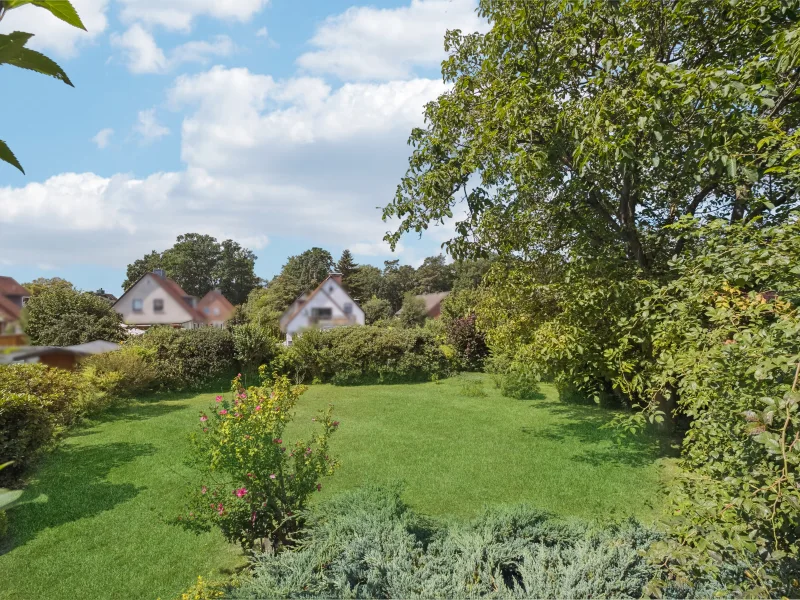 Gartenblick von der Terrasse