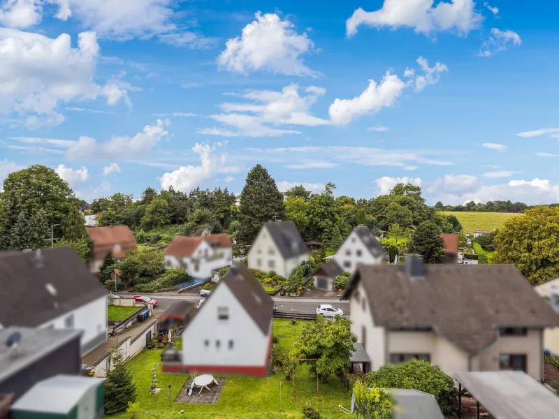 Aussicht vom Balkon