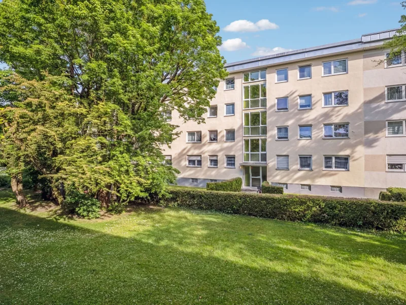 Ansicht - Wohnung kaufen in Neufahrn bei Freising - Ruhige Wohnanlage in zentrumsnaher Lage: Vermietete, gemütliche 2-Zimmer-Wohnung in Neufahrn
