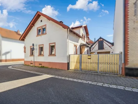 Außenansicht - Haus kaufen in Mainaschaff - Teilrenoviertes Mehrfamilienhaus in Mainaschaff