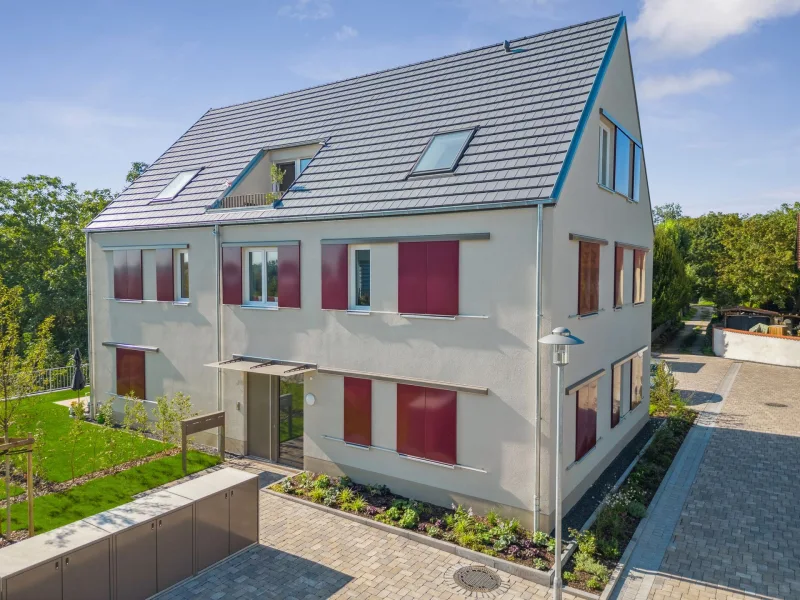 Hausansicht - Wohnung kaufen in Jugenheim in Rheinhessen - Erstbezug- Exklusive, großzügige 3-Zimmer-Wohnung in Jugenheim