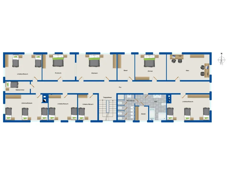 Grundriss 1. Obergeschoss