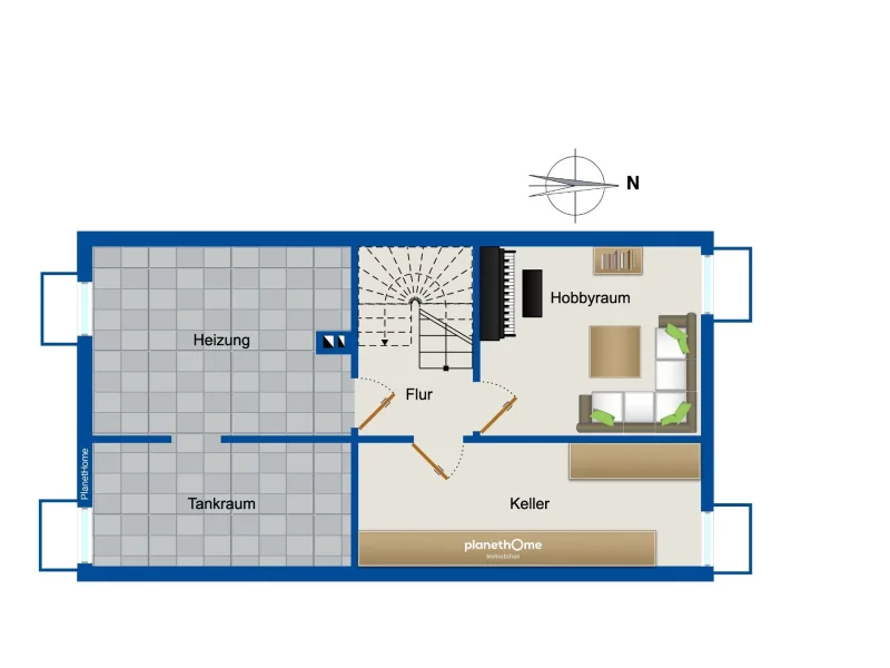 Grundriss Untergeschoss