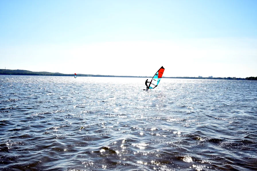 Surfer dem Müggelsee