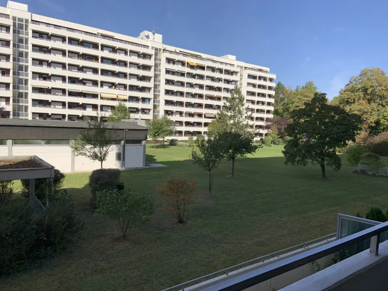 Ausblick vom Balkon