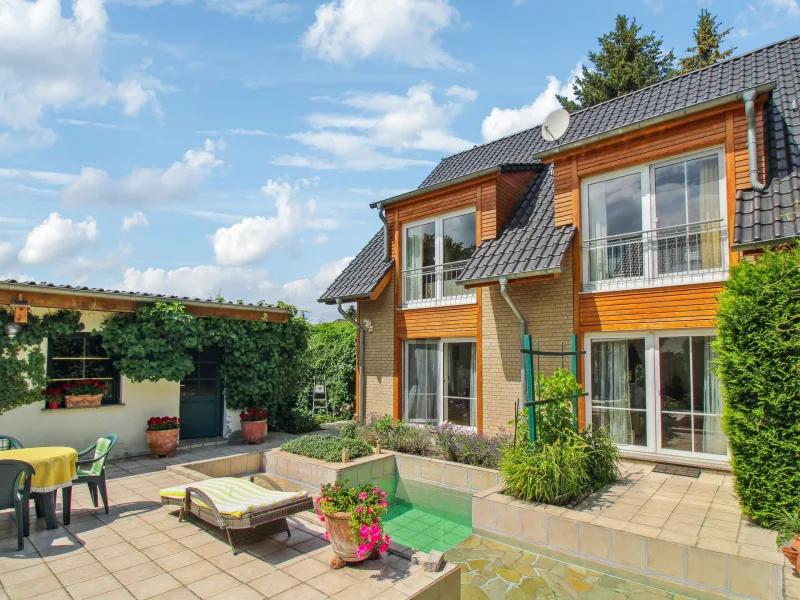 Panorama Garten - Haus kaufen in Blankenfelde-Mahlow - Charmantes Einfamilienhaus in Blankenfelde-Mahlow