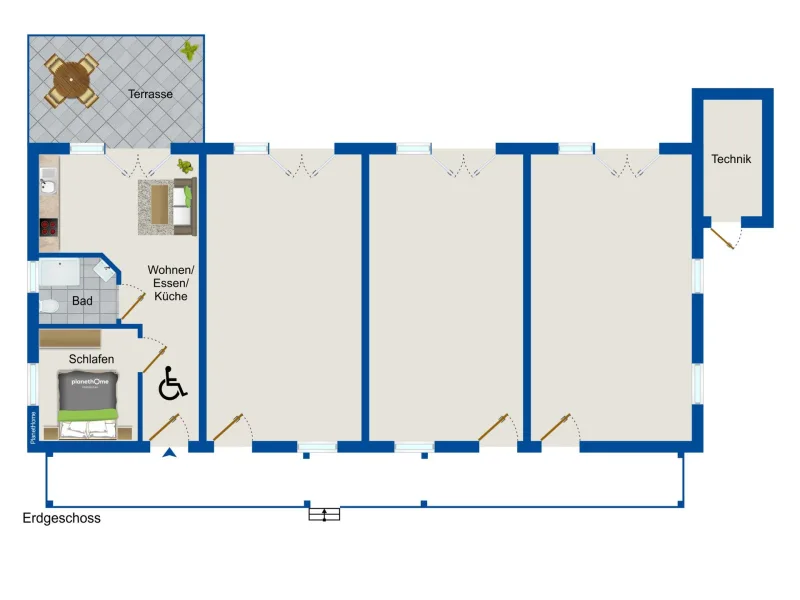 Wohnung 1 - Lage im EG