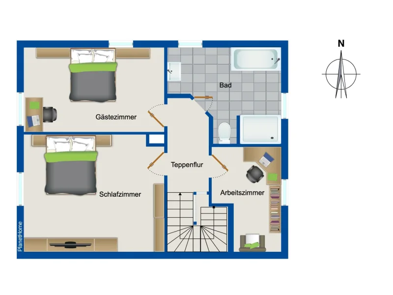 Grundriss Dachgeschoss