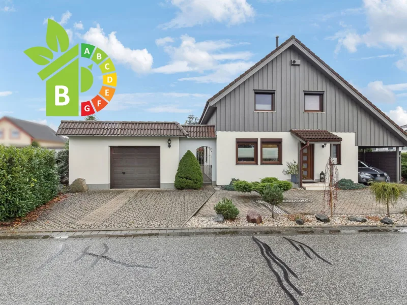 Hauptbild - Haus kaufen in Döbeln - Ihr neues Zuhause! Niedrigenergiehaus mit 4 Zimmern und idyllischem Garten in Döbeln zum Verkauf