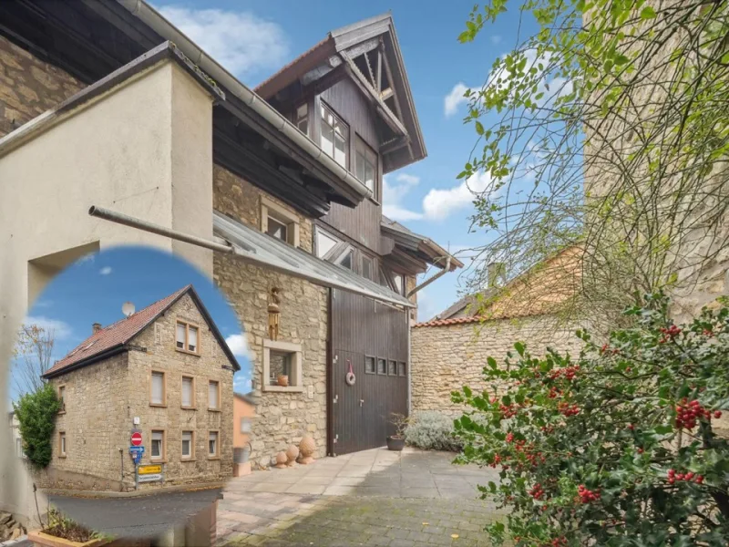 Beide Häuser auf einen Blick - Haus kaufen in Ingelheim am Rhein - Moderne trifft Tradition - Eigennutzung und Kapitalanlage