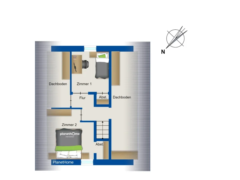 Grundriss Dachgeschoss