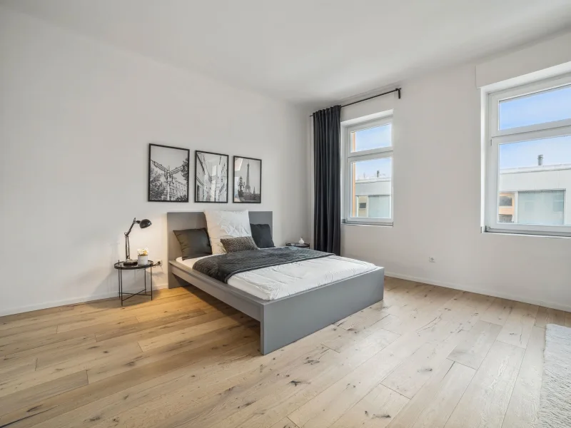 Wohnen und Schlafen Ansicht 1 - Wohnung kaufen in Aachen - Attraktives Apartment im Herzen von Aachen