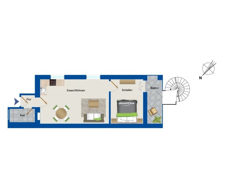 Wohnung im 1. Obergeschoss