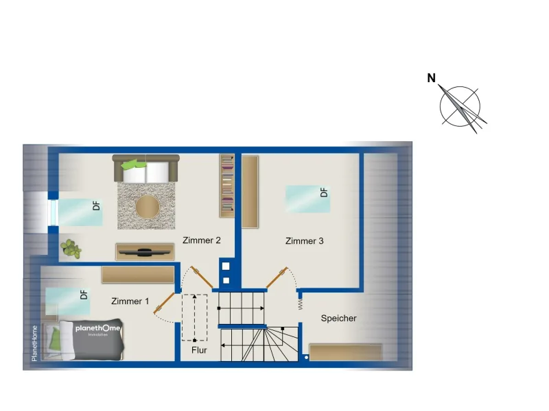 Grundriss Dachgeschoss