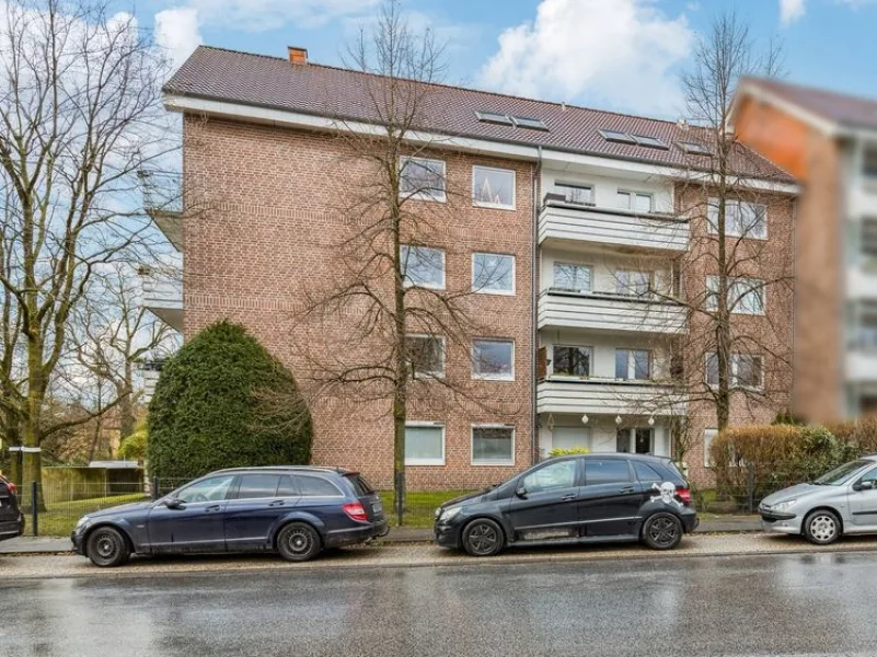 Hausansicht - Wohnung kaufen in Dinslaken - Familienfreundliche Eigentumswohnung mit Balkon in Dinslaken-Hiesfeld