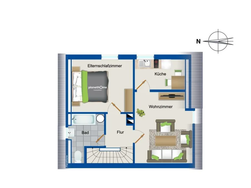 Grundriss Dachgeschoss