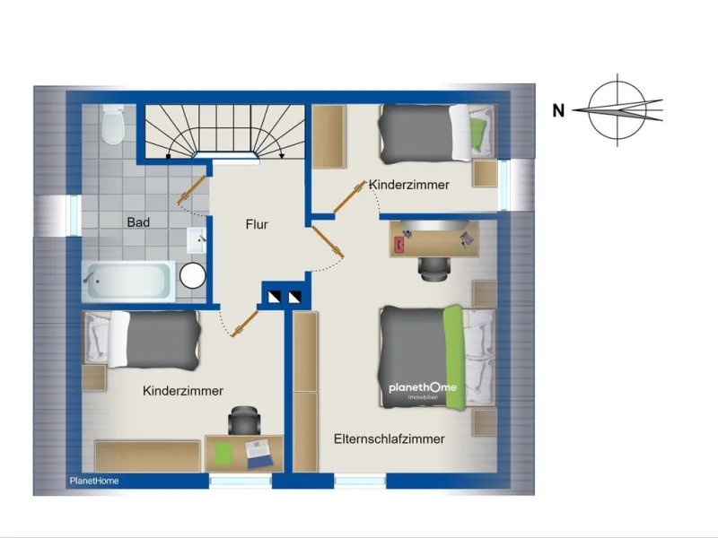 Grundriss Dachgeschoss