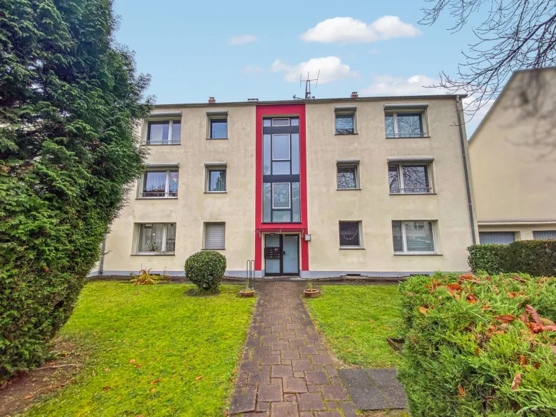 Frontansicht - Wohnung kaufen in Köln - Seltene Terrassenwohnung - 3 Zimmer - Küche - Diele - Bad - in Köln Porz