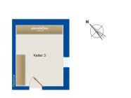 Grundriss - Kellerabteil K3