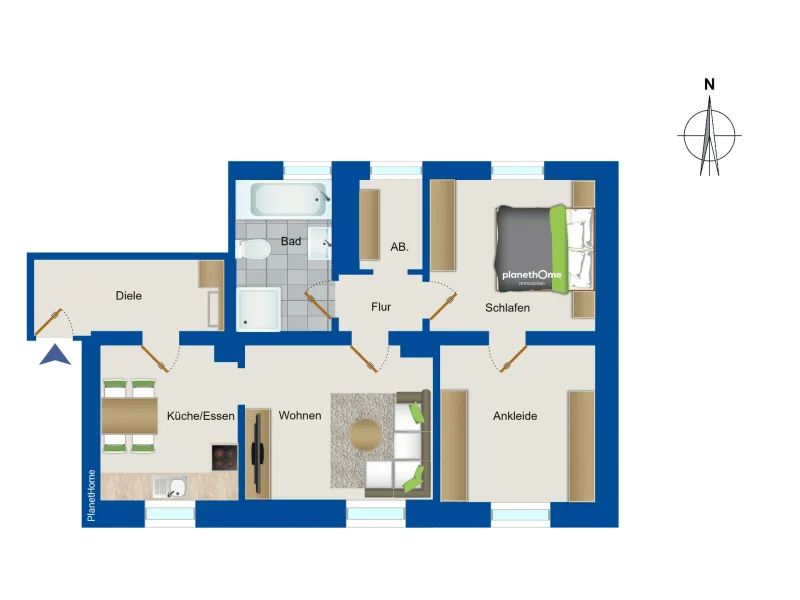 Wohnung 5. Obergeschoss